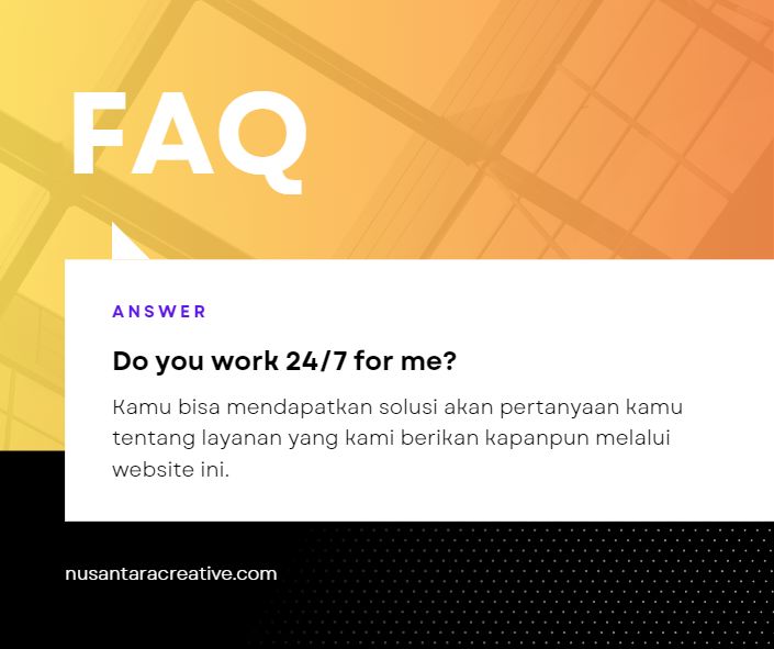 FAQ : Jasa Pembuatan Website