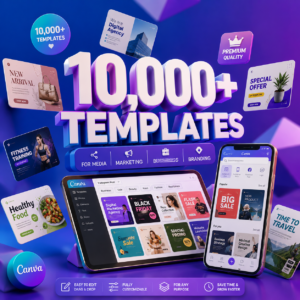 10.000+ Canva Templates Library